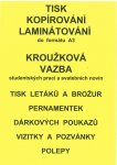 Kroužková vazba studentských prací a svatebních novin, Ostrava Střední 4