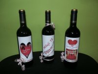 Valentýnské víno a tisk valentýnských etiket na láhve vína a alkoholu Ostrava, Střední 4