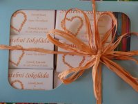 Narozeninové a svatební čokoládky a čokolády vyrobených formou přebalů čokolád dle dohody. pstrosova.ostrava@seznam.cz