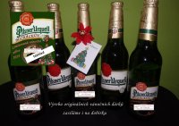 Výroba vánočních dárkových etiket s aranží i bez, dodávka vánočního vína a alkoholu na míru.Ostrava, Střední 4
