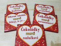 Svatební čokolády přebaly a MINI čokoládky na míru. Ostrava Střední 4