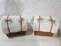 Výroba vánočních dortíků z ručníků a osušek - pirátská truhlice z osušek, Ostrava, Střední 4
